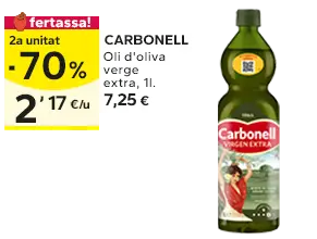2a unitat -70% en els productes senyalats