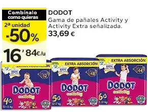 2ª unidad -50% en los productos señalizados