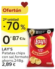 2ª unidad -70% en los productos señalizados
