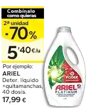 2ª unidad -70% en los productos señalizados