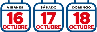 16, 17 y 18/10