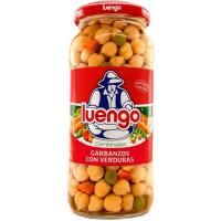 Garbanzo con verdura LUENGO, frasco 400 g