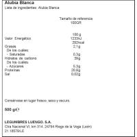 Mongeta blanca selecta LUENGO, paquet 500 g