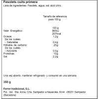 Fesolets FERRER, frasco 350 g