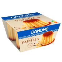 Flam de vainilla DANONE, pack 4x110 g