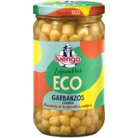 Garbanzo cocido ecológico LUENGO, frasco 400 g