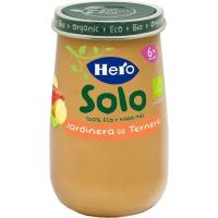 Tarrito ecológico a la jardinera de ternera HERO, tarro 190 g