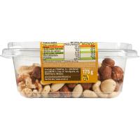 Mix de frutos secos crudos EROSKI, tarrina 175 g