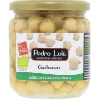 Garbanzo cocido ecológico PEDRO LUIS, frasco 250 g