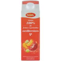 Zumo de mandarina y naranja sanguina READY, brik 1 litro