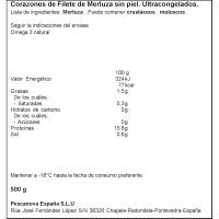 Cors de lluç sense pell PESCANOVA, caixa 500 g
