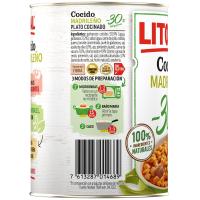 Cocido madrileño -30% sal y grasa LITORAL, lata 425 g