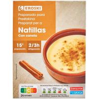 Natillas caseras EROSKI, caja 88 g
