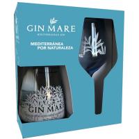 Ginebra Mediterránea GIN MARE, botella 70 cl + Copa