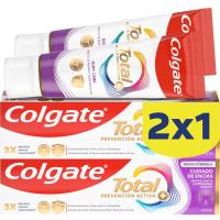 Dentifrici genives sanes COLGATE TOTAL ADVANCE, tub 2x75 ml