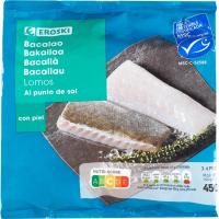 Lomos de bacalao MSC EROSKI, bolsa 450 g